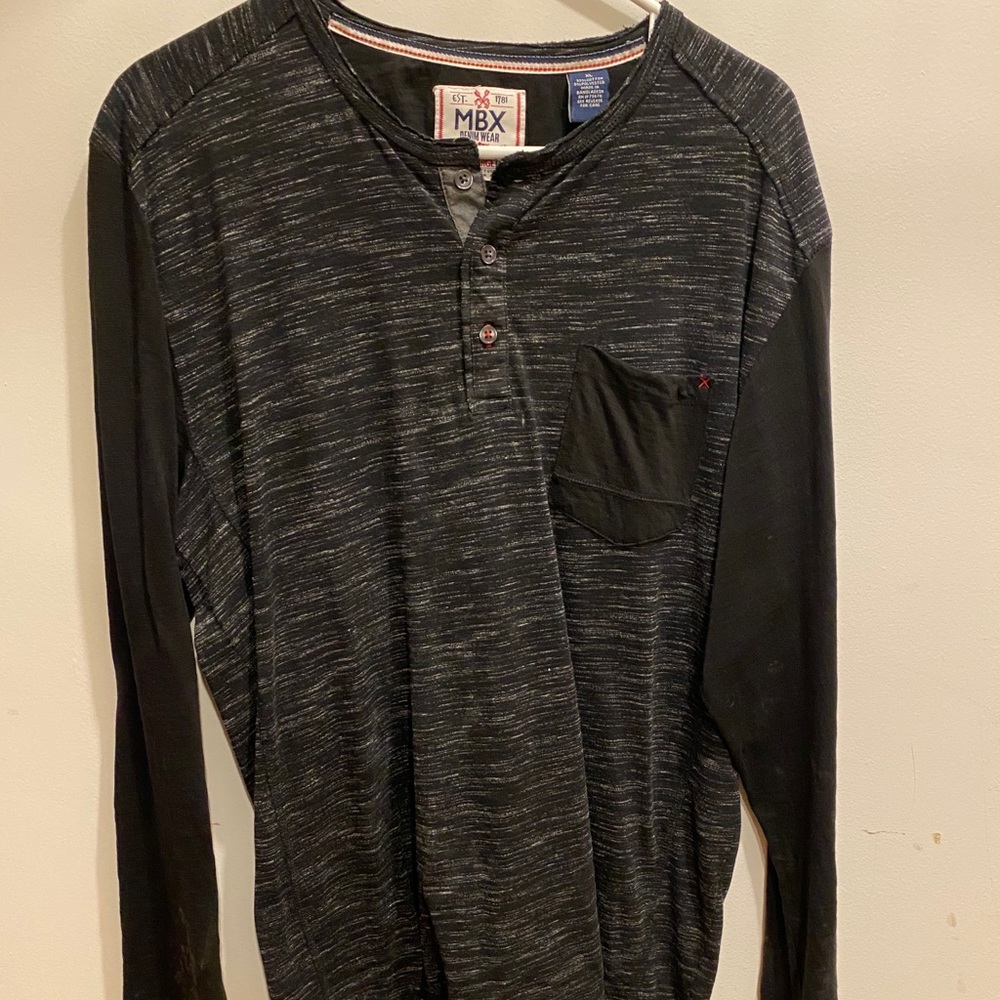 XL black long sleeve